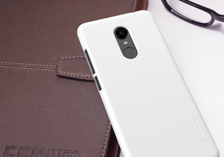 Для Xiaomi Redmi 5 Plus чехол NILLKIN Супер Матовый Защитный матовый ПК Жесткий Чехол для Xiaomi Redmi 5 чехол с защитой экрана
