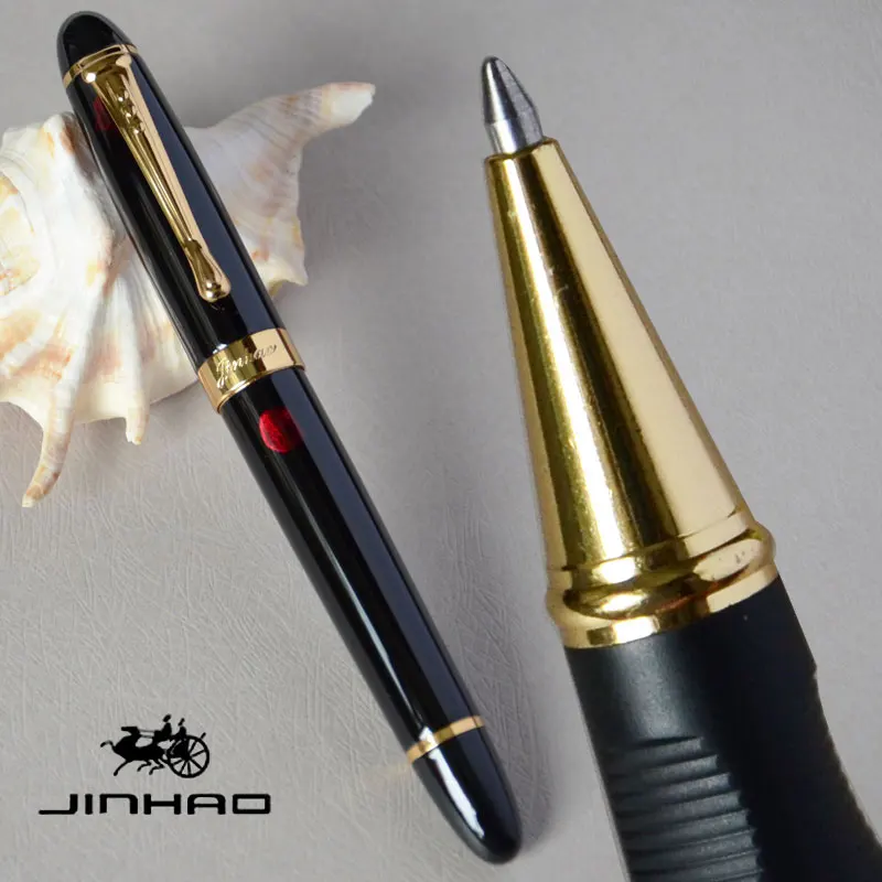 Шариковая ручка JINHAO X450 черный с фейерверком роскошный бизнес офис Красный