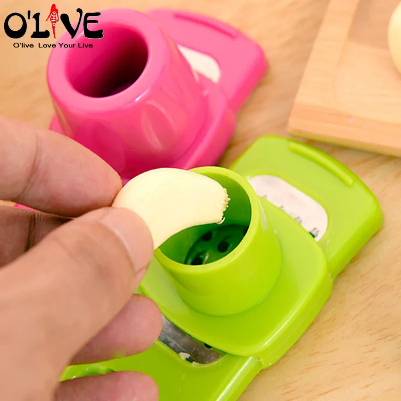 Чеснок Пресс мути функциональных имбирь чеснок-шлифовальный Терка мини Slicer Cutter