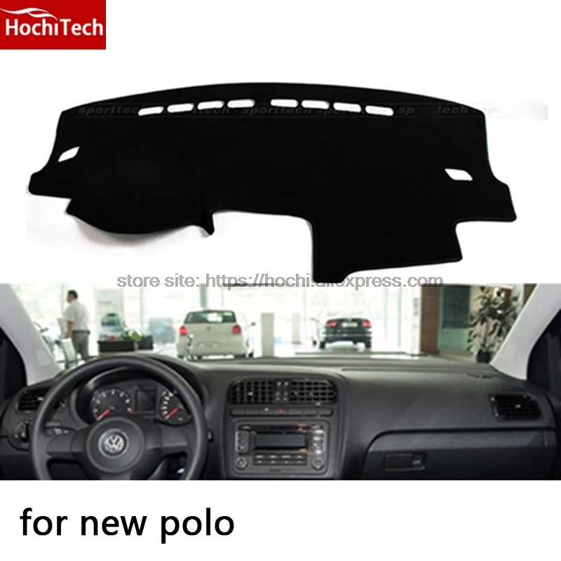 HochiTech для Volkswagen Polo коврик на приборную панель защитная накладка тент Подушка Photophobism коврик аксессуары для стайлинга автомобилей - Название цвета: type 1