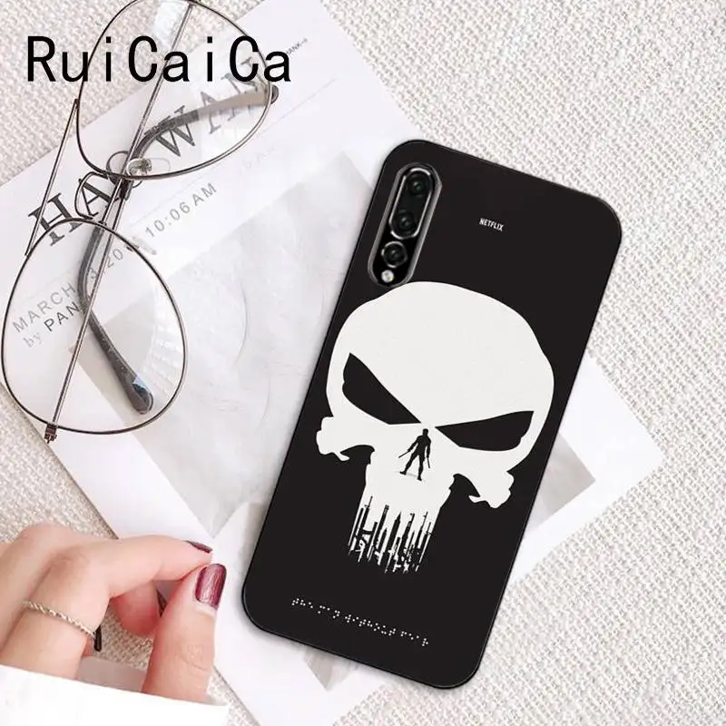 Ruicaica Marvel Game The Punisher Ghost Rider Phone Case Shell for HuaweiP9 P10 Plus Mate9 10 Mate10 Lite P20 Pro Honor10 View10 | Мобильные