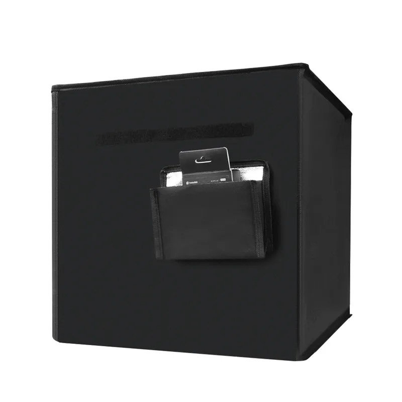 Сложенный 40*40*40 см светодиодный тент для студийной фотосъемки софтбокс +