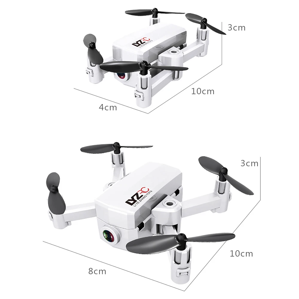 L102 480P 720P Мини Радиоуправляемый Дрон с камерой Wi-Fi FPV складной высота удержания Квадрокоптер Радиоуправляемый вертолет игрушки VS IN1601
