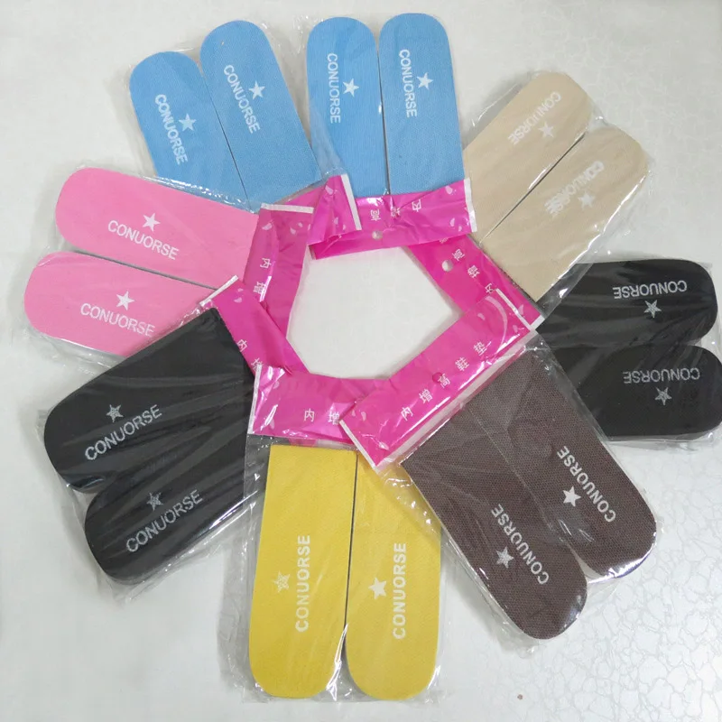 Hot Women Shoe Lift Height Heel Insoles Pad Taller Cushion Color Random |