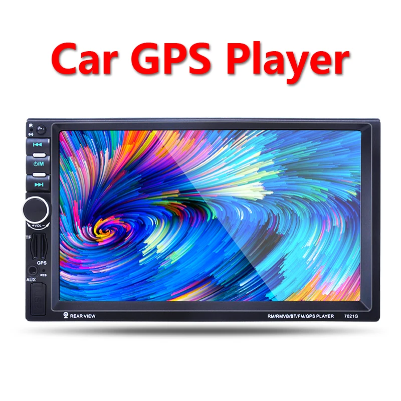2 дин gps навигации плеер 7 ''HD Bluetooth стерео радио FM MP3 MP5 аудио видео USB Авто