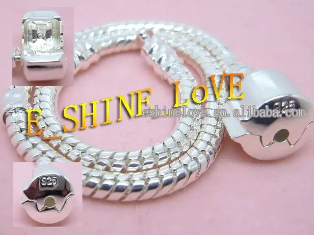 LZESHINE оптовая продажа лот 5 PcsXSilver цвет * 925 и штампованные браслеты Европейские