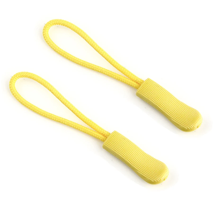 100 шт./лот разные цвета ПВХ застежка молния шнур вытягивающий Съемник концевик