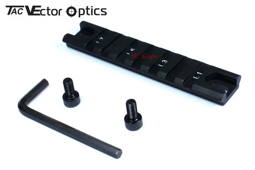 Тактическое короткое защитное боковое Крепление Пикатинни 20 мм одна пара