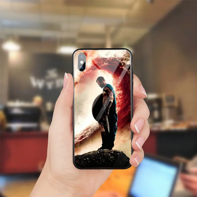 Жесткий ПК ТПУ закаленное Стекло мобильного телефона чехлы Сумки для Iphone 5 5s se X XR