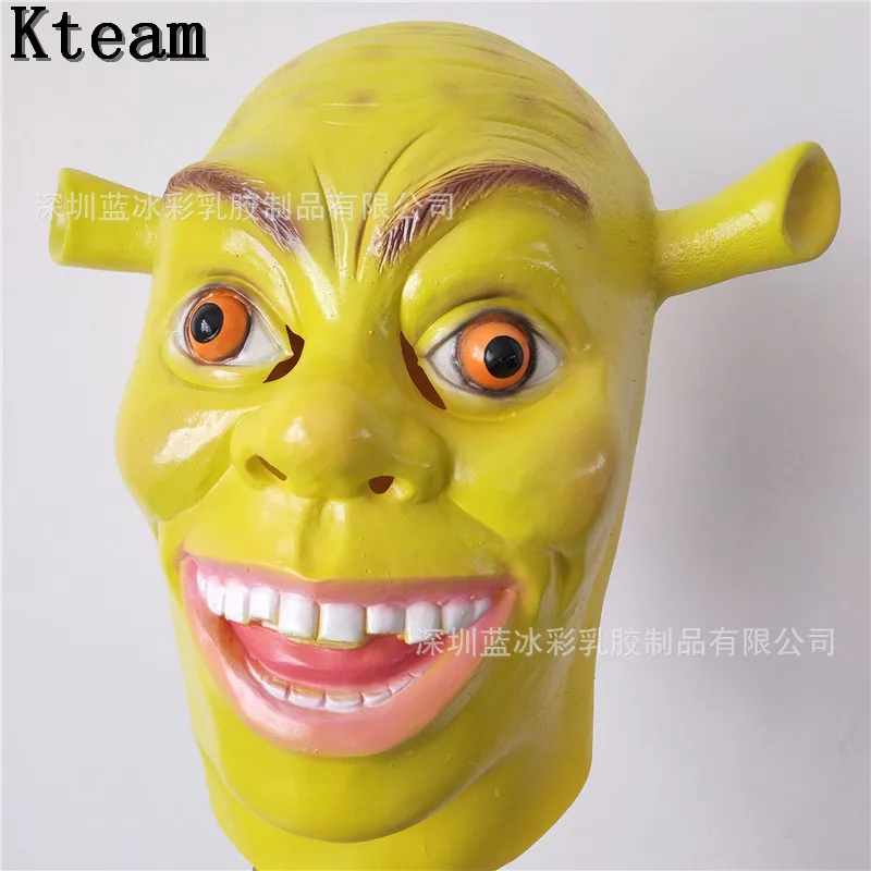 Новые зеленые латексные маски для вечевечерние НКИ на Хэллоуин косплей реквизит