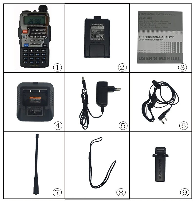 2 шт./компл. BaoFeng UV 5RE UV-5RE иди и болтай Walkie Talkie двухстороннее радио UV5RE радио 136-174 МГц& 400-520 МГц+ мягкая длинная антенна 771