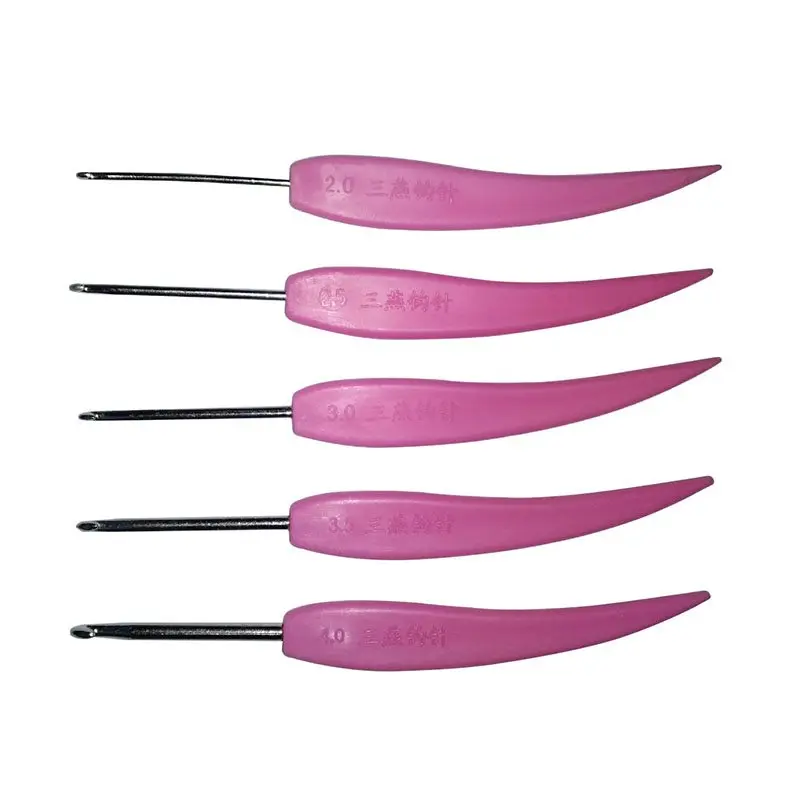 5 шт./компл. Вязание шашлык крючком инструменты Сталь крючок иглы распродажа