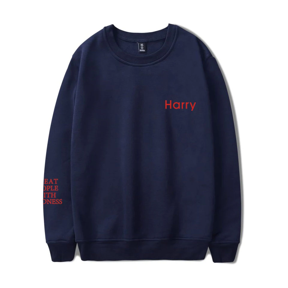 VAGROVSY Harry Styles пуловеры для женщин и мужчин Гарри обрабатывать людей с добротой письмо толстовки популярные хип-хоп толстовки