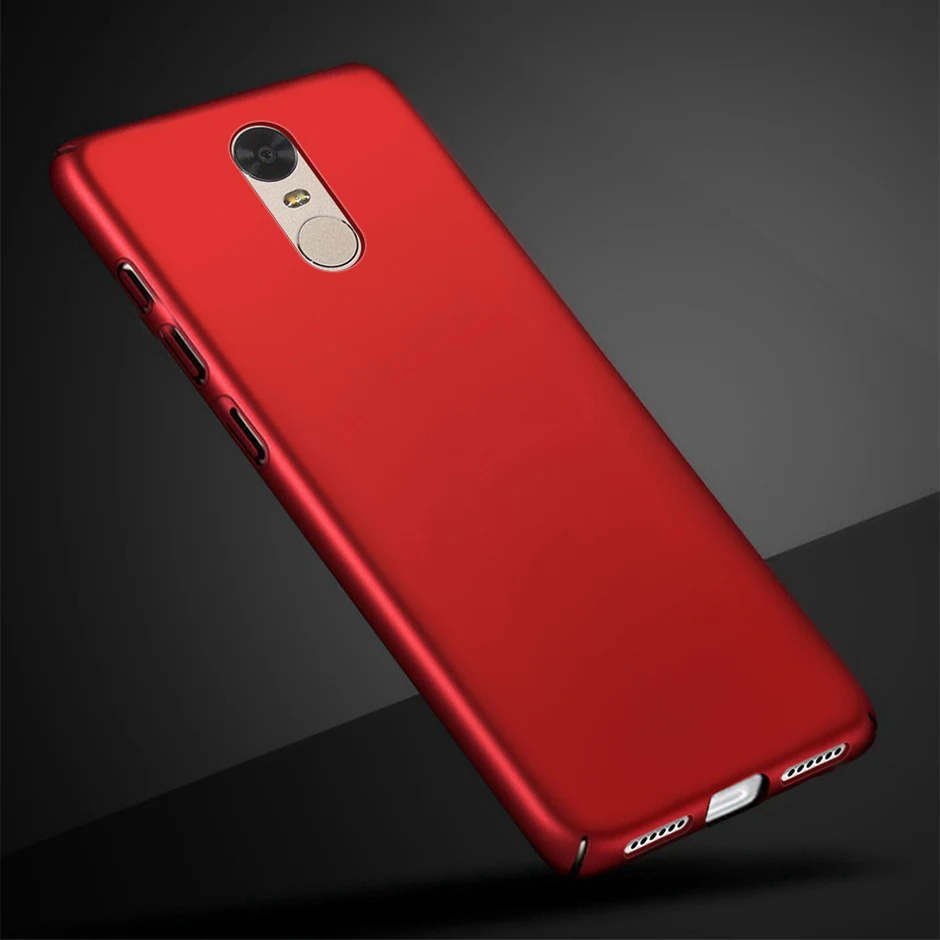 Пластиковый тонкий чехол для телефона Xiaomi Redmi Note 4 Pro Жесткий Чехол из