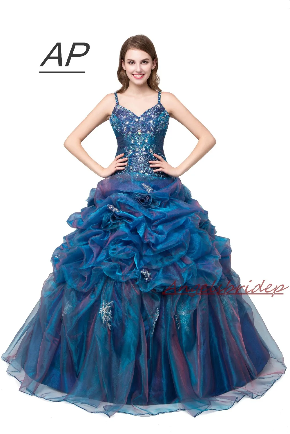 Женское винтажное платье ANGELSBRIDEP синее пикантное платье-корсет на тонких