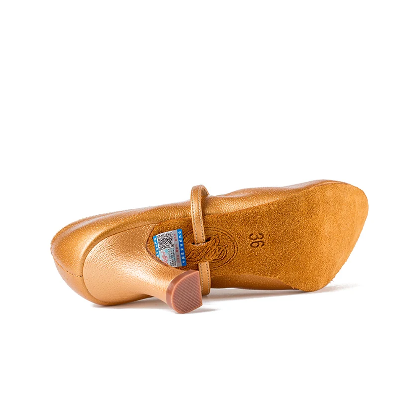 Женские туфли для латиноамериканских танцев BD белые спортивные из натуральной