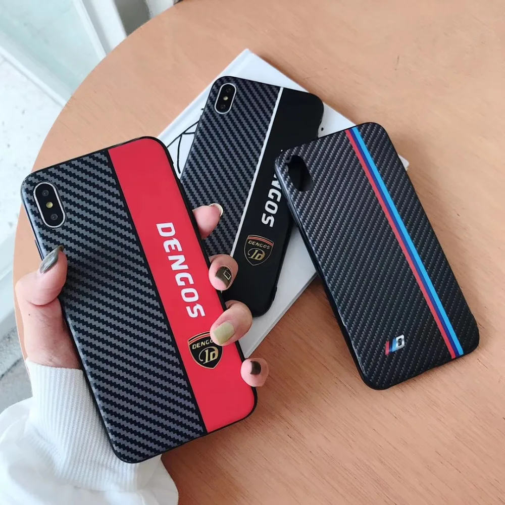 Простой деловой мужской черный спортивный чехол для iphone 6 6s 7 8 10 Plus X XR XS MAX Brandnew Cover