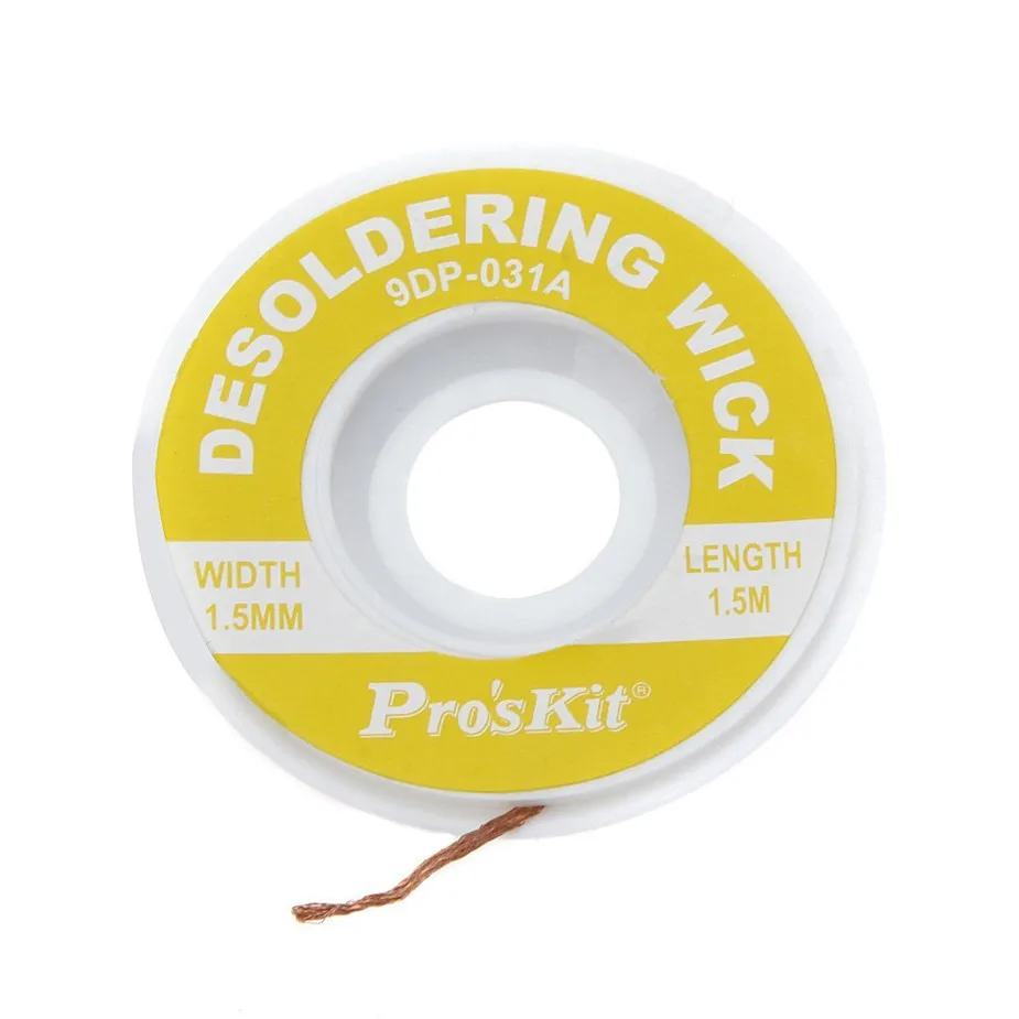 Продажа 3 шт./лот Proskit проволока сварка 9dp-031a / B C припой фитиль/паяльник аксессуар