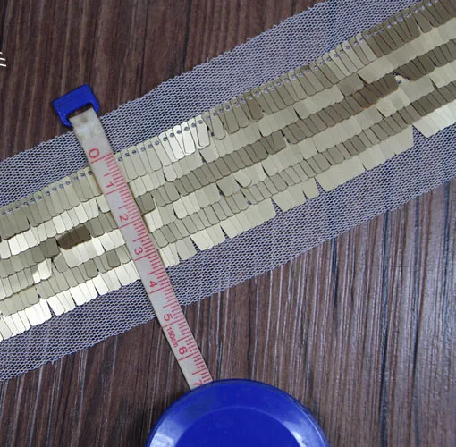 Золотые блестки бисерная кружевная отделка Diy ремесло декоративные аксессуары для одежды пришить кружево отделка мотив патчи для одежды
