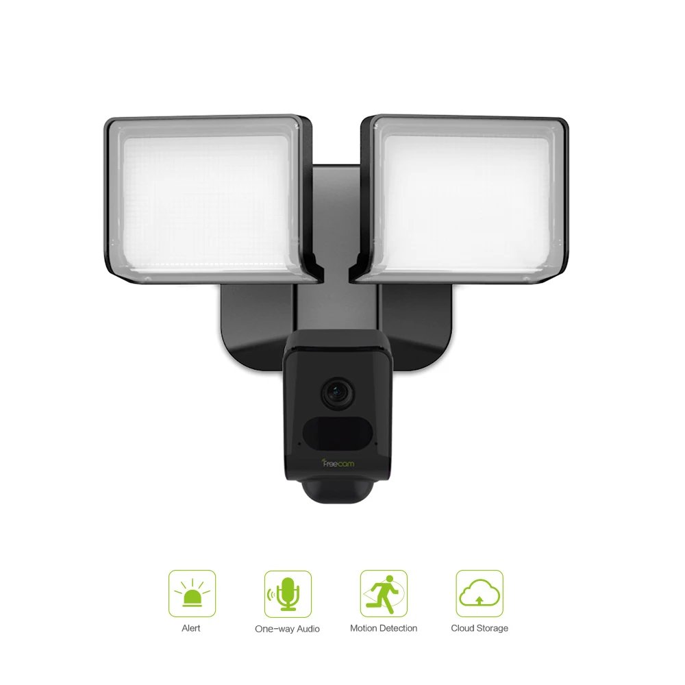 Freecam 1080 P прожектор камера домашняя камера безопасности односторонняя аудио движение-Активированный HD Wi-Fi камера системы безопасности с сиреной Alrm L810