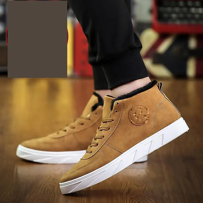 Новые осенние мужские ботинки с толстой подошвой Martin мужская повседневная обувь