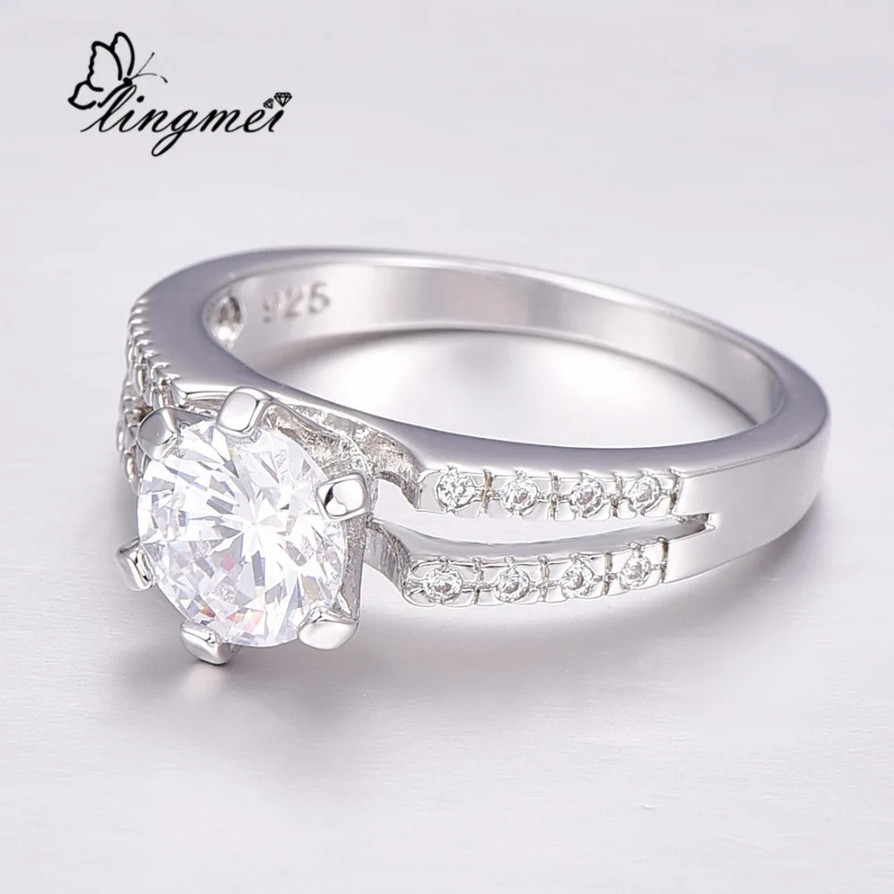 Lingmei винтажные модные Великолепные Ювелирные изделия круглая огранка черный