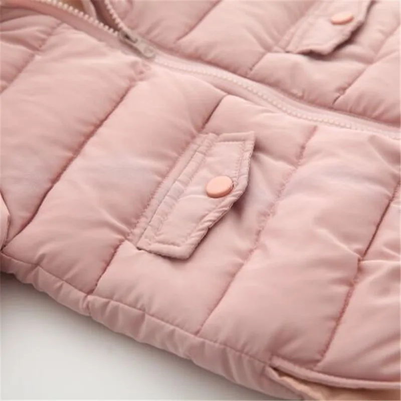 2018 осенне-зимняя куртка пальто детская теплая плотная верхняя одежда с капюшоном