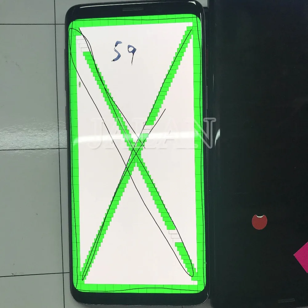 Краевой точечный ЖК-экран с рамкой для SM S9 s9p ЖК-дисплей сенсорный хорошо работает с черным точечным мобильным стеклом ремонт intall на телефоне