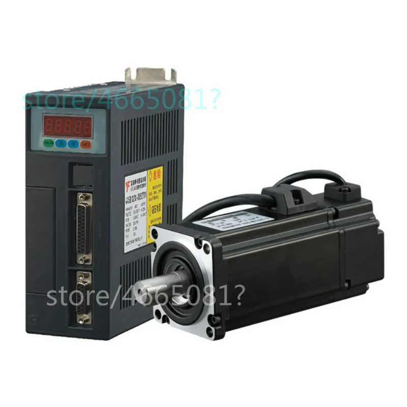 90ST-M04025 220 V 1000 W AC Серводвигатель 4N. M. 2500 об/мин 1KW сервомотор Single-фаза привода переменного тока с постоянным магнитом Согласующий драйвер
