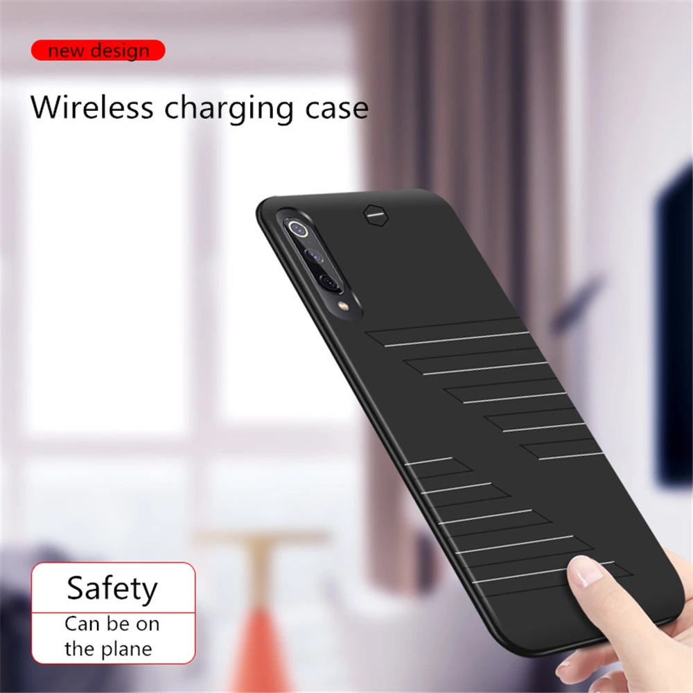 NTSPACE зарядное устройство чехол для Xiaomi Mi 9 power Case 6800 мАч ультра тонкий портативный Банк питания зарядная крышка расширенная батарея