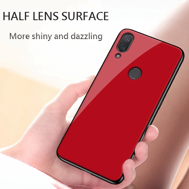 Tempered Glass Case for Samsung Galaxy A2 Core A70 A50 A40 A40S A30 A20 A20E Soft TPU Edge Anti Fall For M20 M10 |