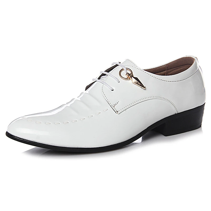 Мужские классические туфли с острым носком роскошные брендовые дизайнерские