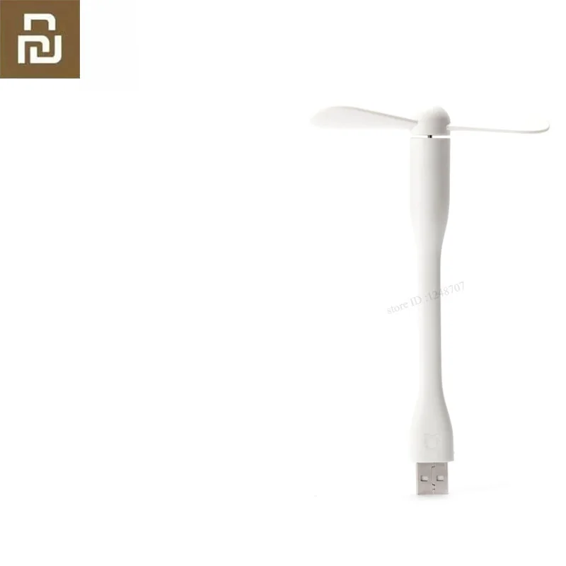 Xiaomi mi вентилятор портативный USB 2 листья гибкий mi ni портативный вентилятор Охлаждающий кулер адаптер для power Bank ноутбук