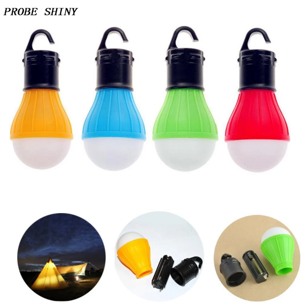 Переносная наружная подвеска 3 светодиодных фонаря для кемпинга мягкий свет