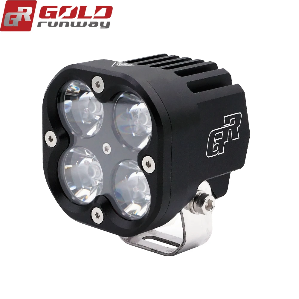 GOLDRUNWAY X4 moto rcycle фара XPL 40 Вт 4200lm светодиодный суперъяркий мотоциклетный прожектор/прожектор мото вспомогательная регулируемая головка l