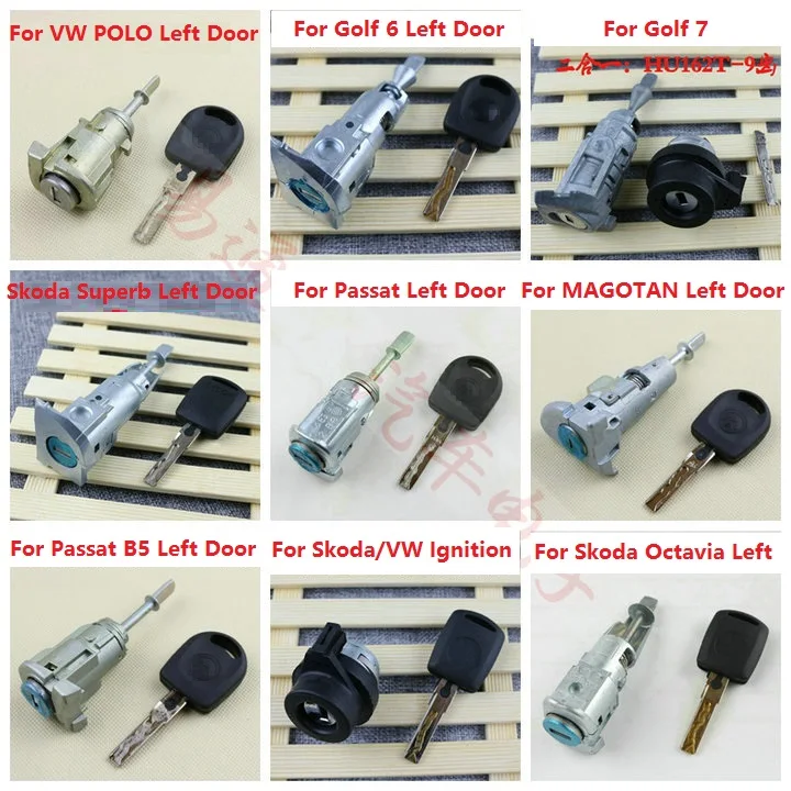 Замена автомобильного дверного замка на Volkswagen серия Замок зажигания для VW Skoda Golf