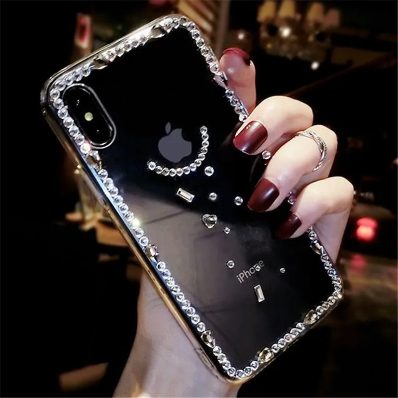 Роскошный чехол XSMYiss с блестящими кристаллами для Samsung S6 S7 S8 S9 S10 S11 PLUS Lite Note 5 8 9 10 со
