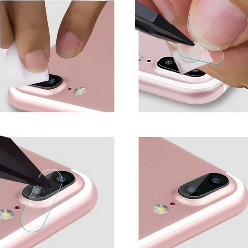 Прозрачная HD пленка для объектива камеры защитное стекло Защитная Apple Iphone 6 6s 7 8 Plus
