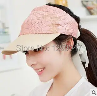 Women's Hats Visors lace edging Korean version of the new summer hat sun UV | Аксессуары для одежды