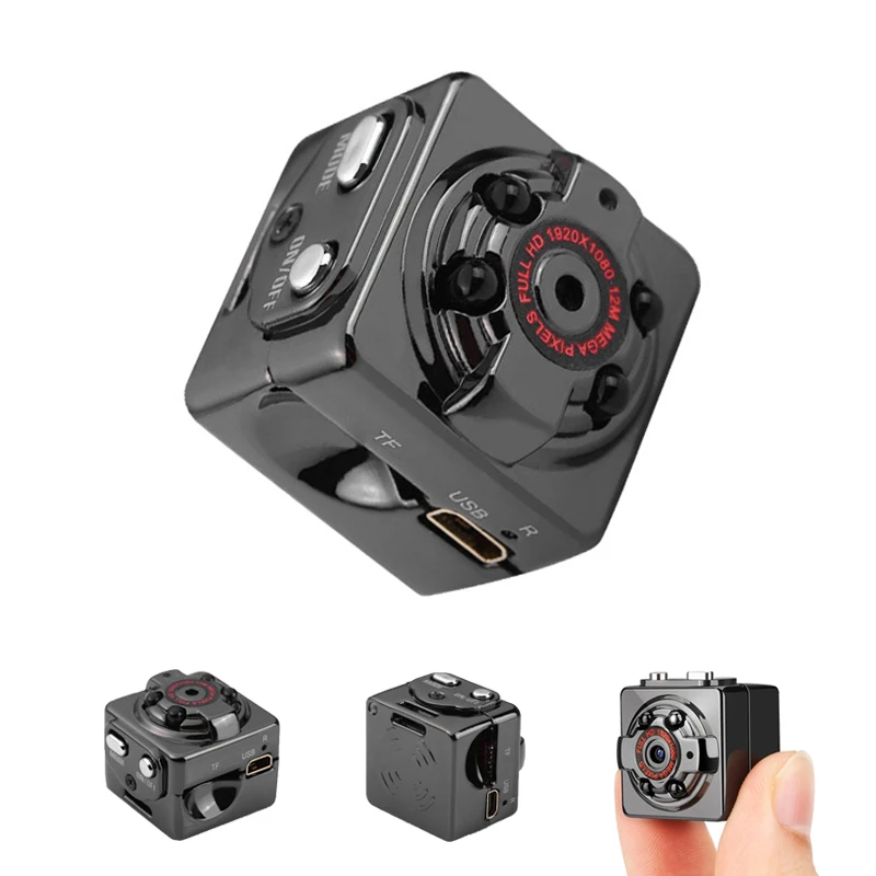 SQ8 мини Gizli Kamera Espion HD 1080P секретная DVR камера микро видео Ночная видеокамера Спорт DV рекордер невидимая маленькая Карманная камера