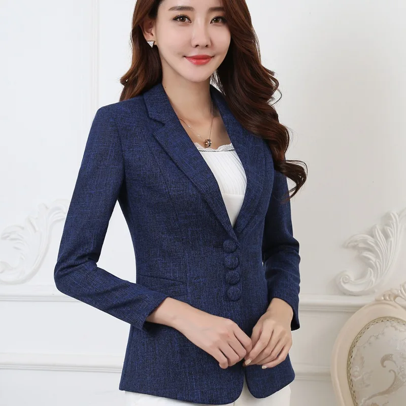 Женский блейзер модный двухцветный тканевый Элегантный женский жакет пальто