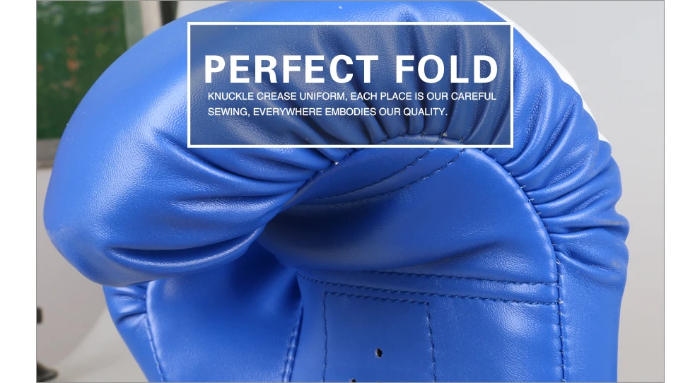 10 унций оптом Муай Тай ПУ кожаные боксерские перчатки для мужчин и женщин