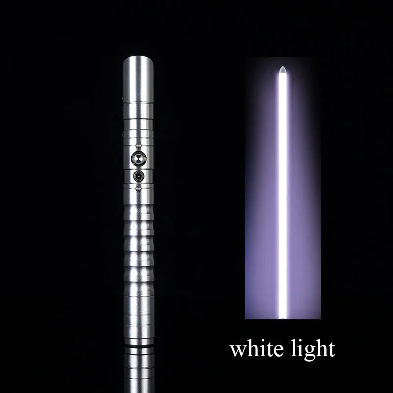 silver-white light Горячий Звездные войны косплей 100 см светильник меч мигающий люк Электронный светильник игрушка небо светильник игрушечная сабля день рождения рождественские подарки - Цвет: silver-white light
