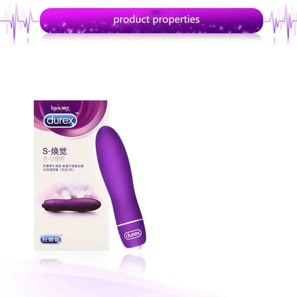 Женские Пары Durex односкоростной вибратор яйцо Стимулятор точки G вагинальный