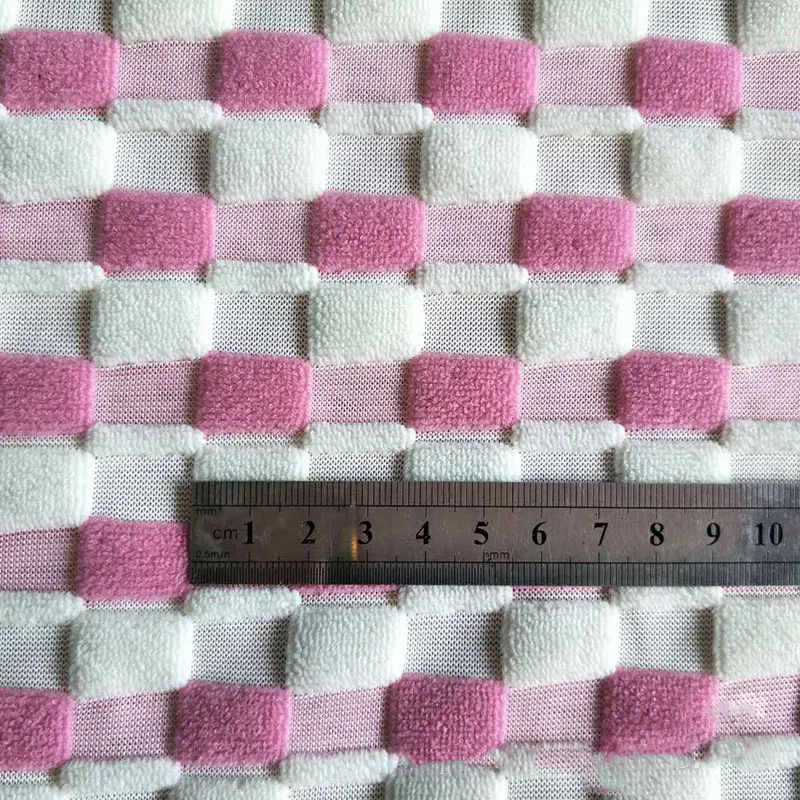 Долгосрочная поставка жаккарда квадратная бархатная одежда мебель домашний