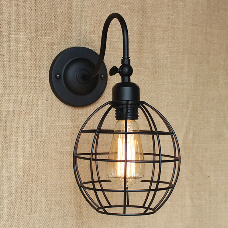 Современный чердак черный шар металлическая кантри настраиваемая настенная