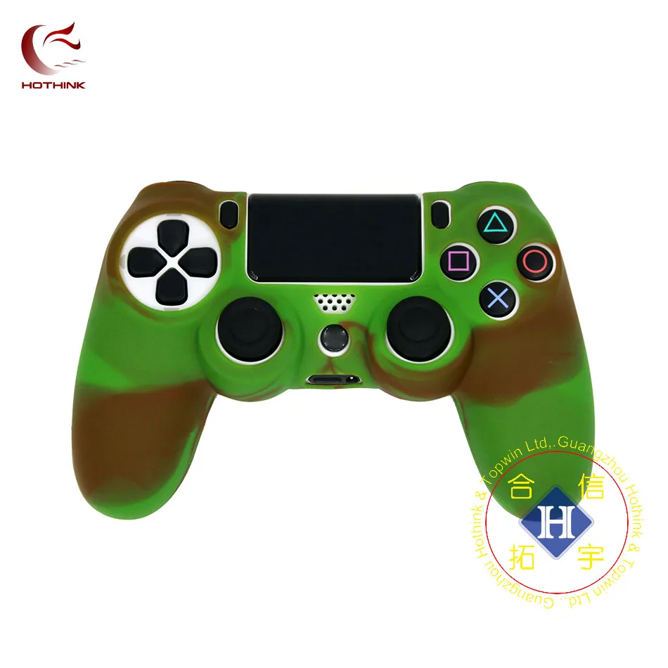 HOTHINK Камуфляжный защитный силиконовый чехол скин обложка для Playstation 4 тонкий
