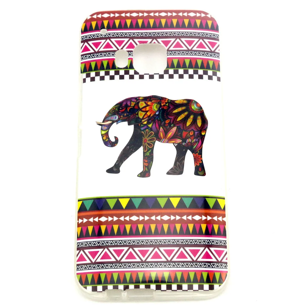 Для HTC One M9 высокое качество тонкий мультфильм сова кошка медведь слон цветок тпу