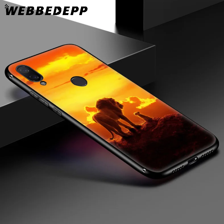 Мягкий чехол WEBBEDEPP Lion King для Xiaomi Redmi K20 7A 4A 4X5 5A 6 6A S2 Note 8 4 7 Pro Plus Prime |