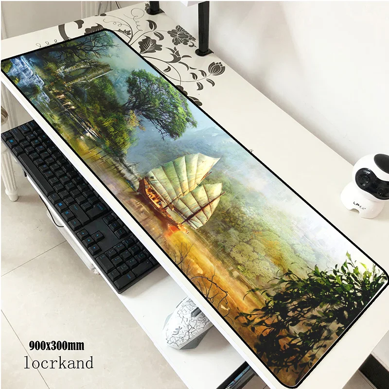 Guild wars 2 padmouse 900x300x2 мм коврик для мыши большой компьютерный персональные игровые